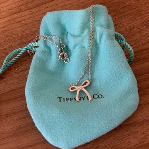 Tiffany 16 inch bow necklace.